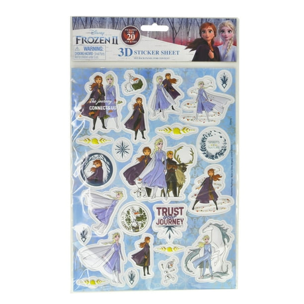 Disney Frozen Glitter PC Clear Sticker 